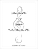 Hic Aqua SATB choral sheet music cover